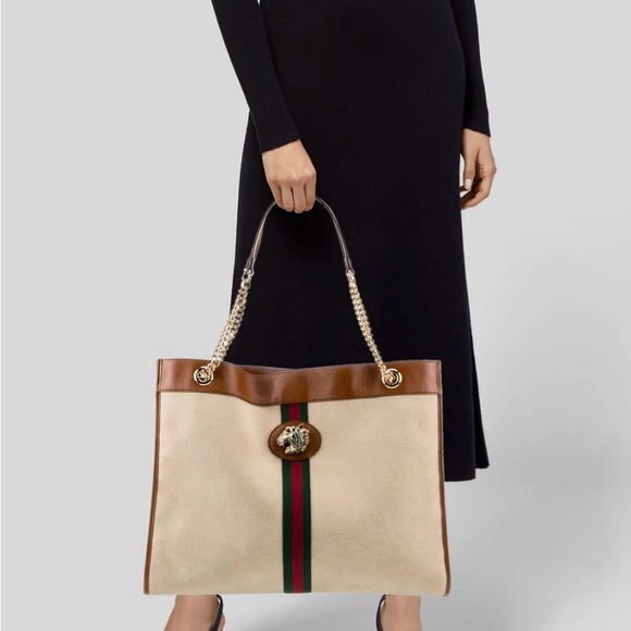 Gucci Rajah canvas tote - Picture 4 of 10